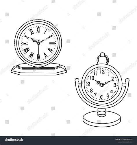 Image result for working clock drawing