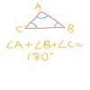 a triangle and the interior of a triangle - Brainly.in