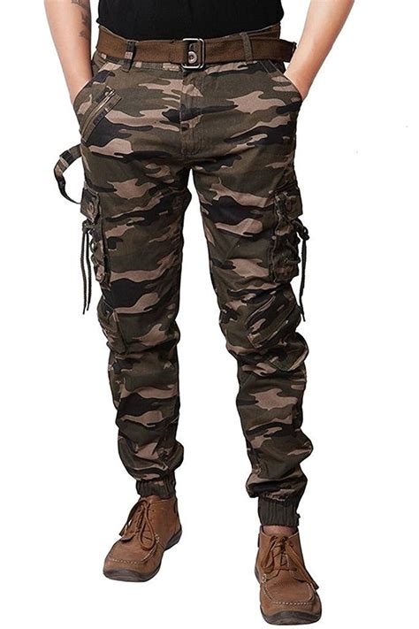 Buy Army Combat Camouflage Cotton Pants Cargo Fatigue Trousers With ...