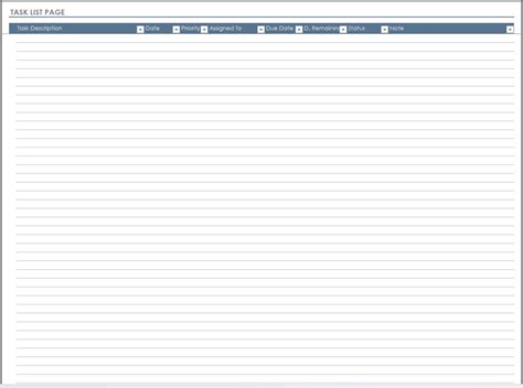 Image result for Task Organizer Excel Template