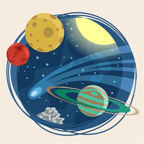 Space Illustration 的图像结果