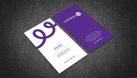 Business cards - Trend revolutionized; Wisholize