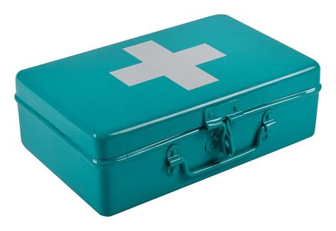 JAYCO Aluminum First Aid Box (EMPTY), 30 cm x 21 cm x 10 cm, Silver ...