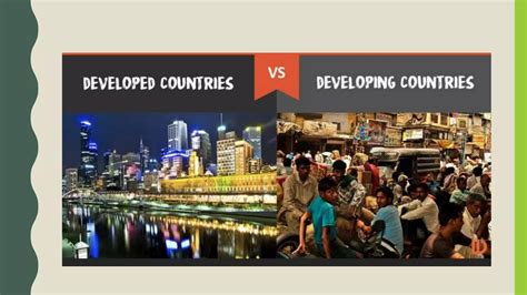 Image result for Developed vs Developing Countries