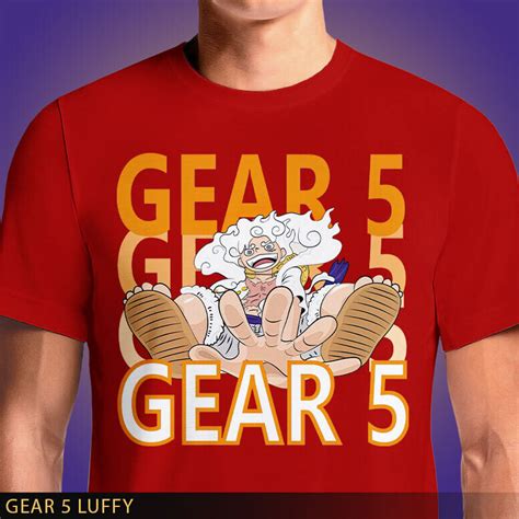 Gear 5 Luffy T-shirt - Unleash Adventure with One Piece Inspired Design ...