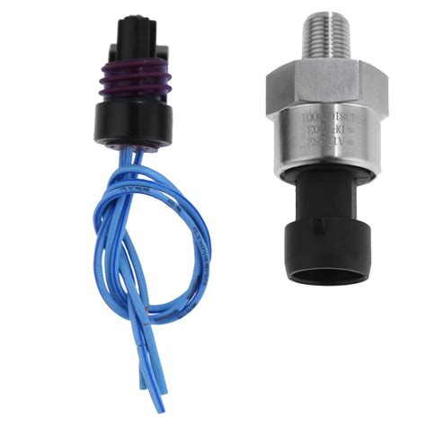 Zreneyfex Pressure Transducer Sensor for Oil Fuel Air Water 100 PSI (5V ...