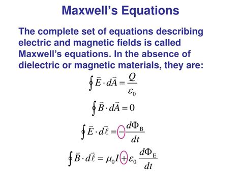 Image result for Maxwell Equation Explained