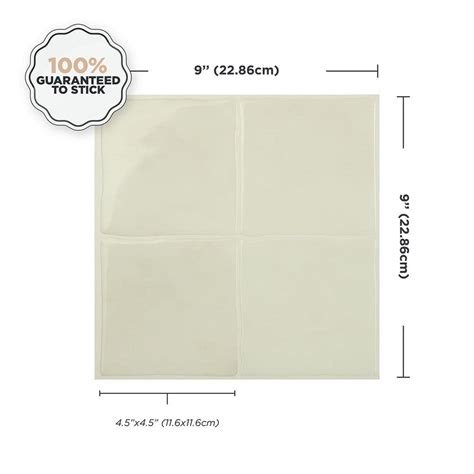 Buy Zellige Oia Beige 9 in. x 9 in. Vinyl Peel and Stick Tile (2.22 sq ...