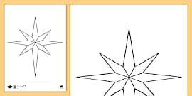 Star colouring page for toddlers and kids | Twinkl - Twinkl