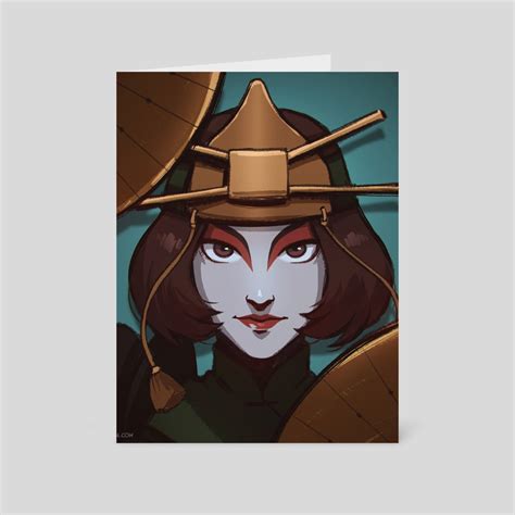 Kyoshi Warrior, a card pack by Caro Oliveira - INPRNT