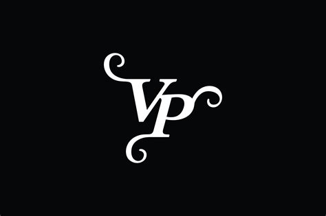 Monogram VP Logo V2 Graphic by Greenlines Studios · Creative Fabrica