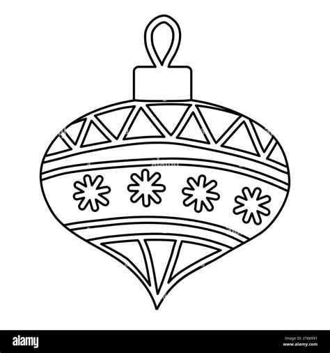 Christmas Ornaments Clipart Black And White