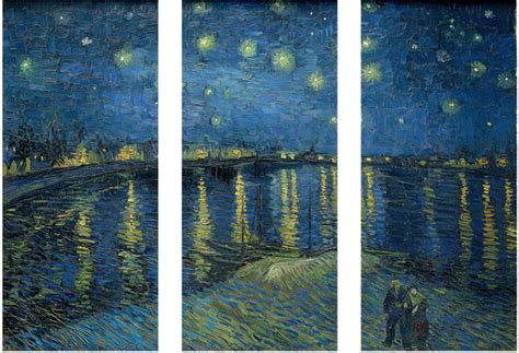 Starry Night Over The Rhone - Art Panels by Vincent van Gogh | Buy ...