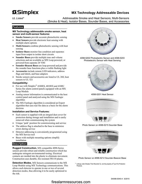 Image result for Simplex Fire Alarm Devices