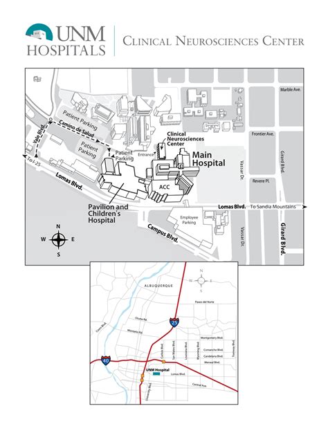 University of New Mexico (UNM) Hospital Map (2018) - All Maps