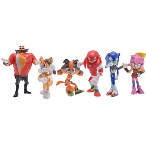 Buy Sonic the Hedgehog Action Figures Toys, Sonic, Knuckles, Amy, Tails ...