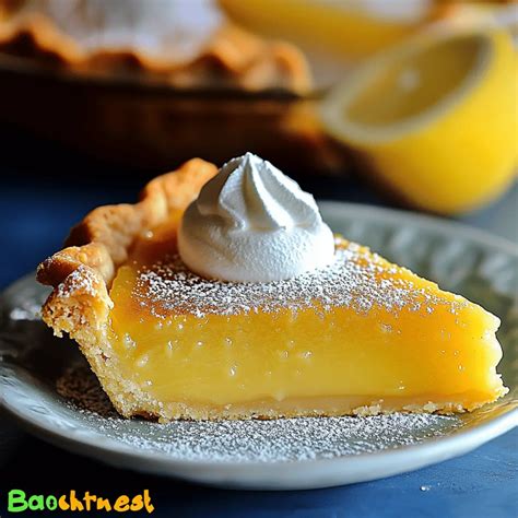 Delicious Lemon Chess Pie: A Sweet Southern Classic - FeastlyHome