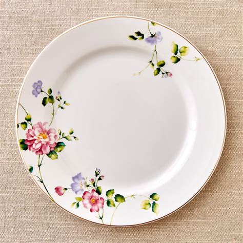 Buy Lucas Hollyhock Bone China Printed Dinner Plate - 27cm from Home ...