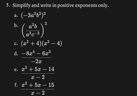 Image result for How to Make Exponents Positive