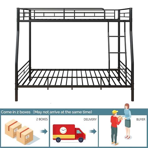 VELLOW Full Over Queen Bunk Bed for Adults, Heavy Duty India | Ubuy