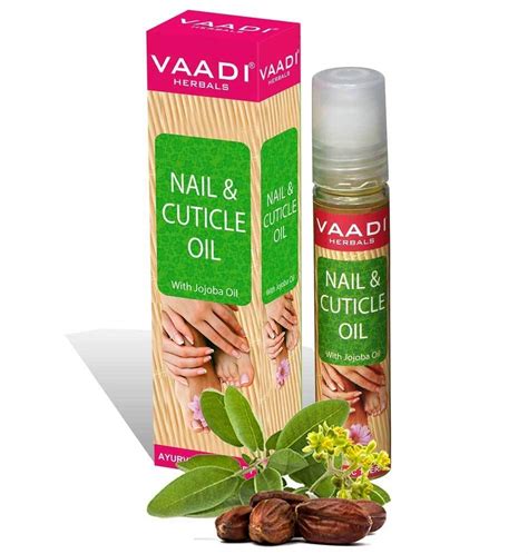 Vaadi Herbals Nail and Cuticle Oil with Jojoba Oil, 10ml : Amazon.in ...