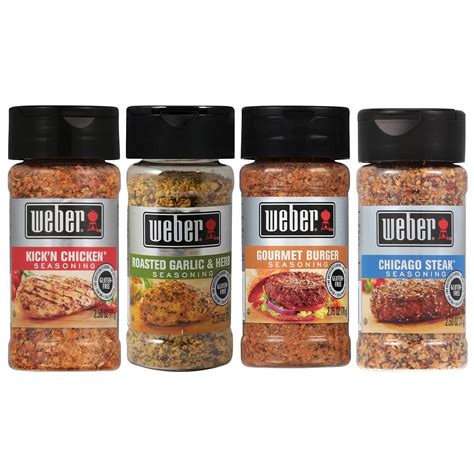 Amazon.com : Weber Ultimate Grilling Spice Set with Roasted Garlic ...