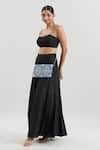 Buy Blue Beads Amalfi Fleur Embellished Clutch Sling Bag by House Of ...