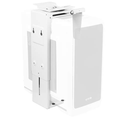Buy VIVO White Under-Desk and Wall PC Mount | Computer Case Holder w ...