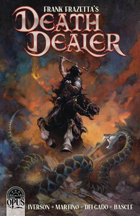 Frank Frazetta Death Dealer #7 Cover B Frazetta Comic | Gothic Gifts