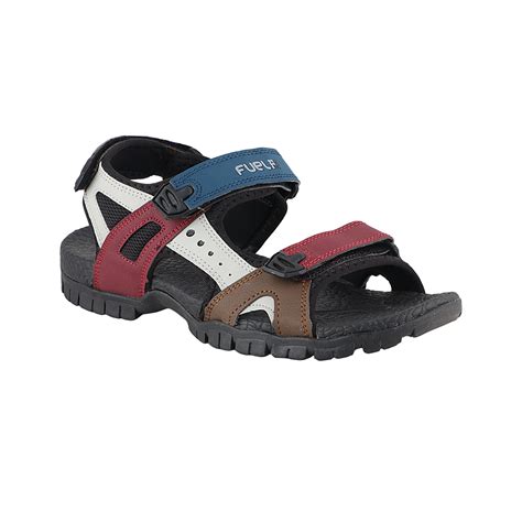 Fuel Rambo-01 Sandals For Men's (Black-Maroon)