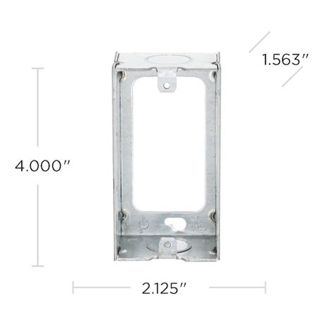 Hubbell RACO 1-Gang Galvanized Steel New Work/Old Work Box Extender ...