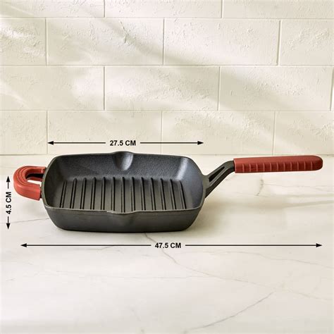 Buy Terra Tales Sally Cast Iron Grill Pan from Home Centre at just INR ...