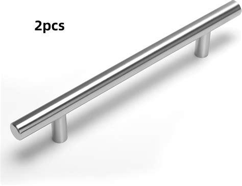 Juego de 2 tiradores de puerta de acero inoxidable (500 x 10 x 32 mm ...
