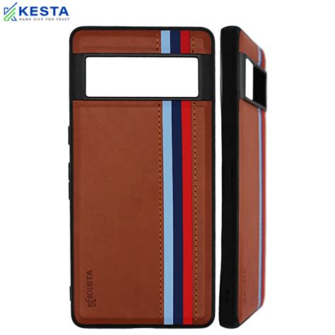 Google Pixel 6 Pro Cover - Phantom Brown Leather Case (Shock Proof)