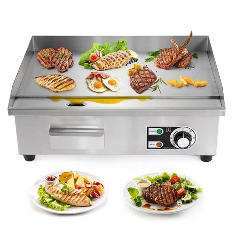 Dyna-Living Commercial Electric Griddle 22'' Flat Top Grill Countertop ...