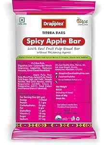 Drapplez APPLE SPICY BAR (PACK OF 3) : Amazon.in: Grocery & Gourmet Foods