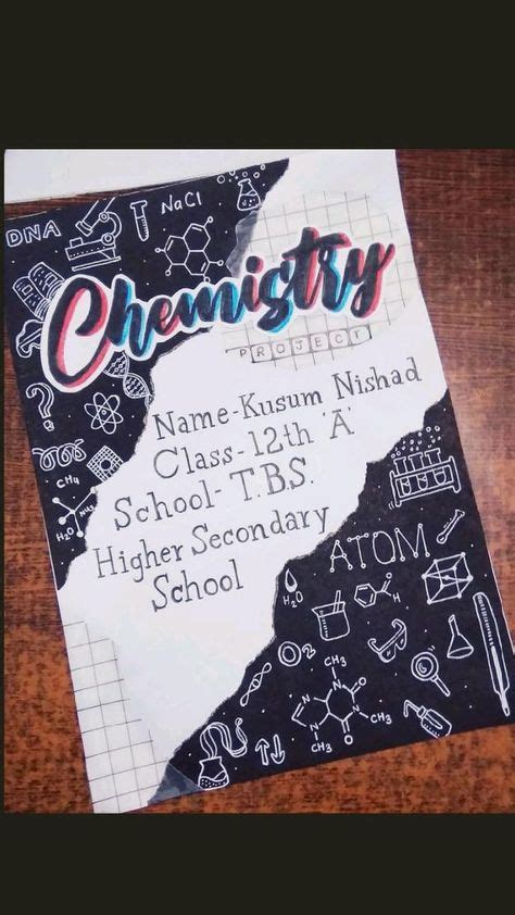 Simple Science Project Front Page 的图像结果