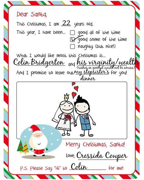 If Bridgerton characters wrote to Santa : r/BridgertonNetflix
