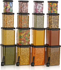 RK EMPIRE Plastic Grocery Container - 1400 ml, 900 ml, 650 ml, 350 ml ...