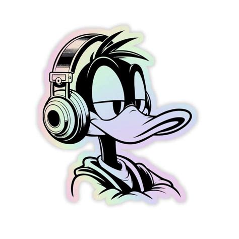 Daffy Duck Holographic Sticker – sticckiz.com