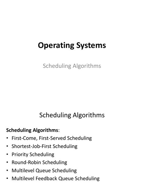 Operating System Scheduling Algorithms 的图像结果