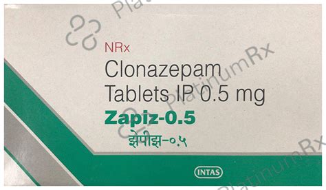 Zapiz 0.5mg Tablet 20s – Uses, Price, Side Effects | PlatinumRx
