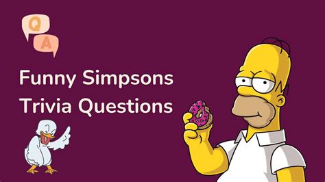 Image result for Simpsons Trivia