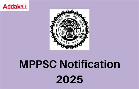 Image result for MPPSC Notification