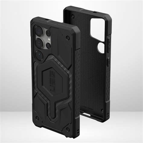 UAG Monarch Pro Case for the Samsung Galaxy S25 Ultra (Carbon Fiber Bl ...