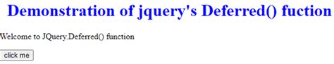 Image result for jQuery Deferred Object
