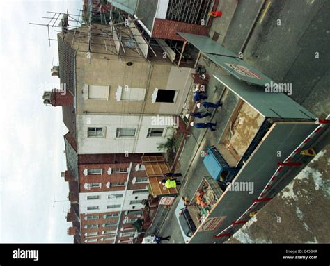 Demolition work underway on 25 Cromwell Street and the adjoining house ...