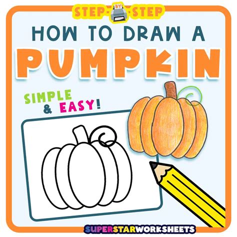 How To Draw A Pumpkin First Grade