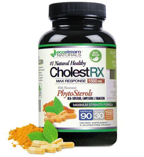 CholestRX High Supplement Heart Organic Cholesterol Support with Beta-Sitosterol - Walmart.com