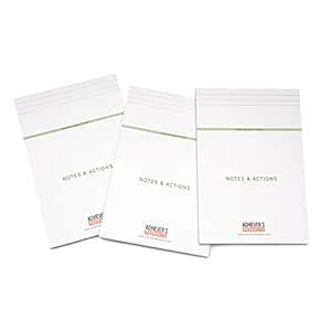 Achievers Notes + Action Pad with One Side Ruled (A4 Size, 120 GSM, 80 ...